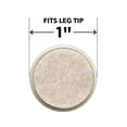 thumbnail image 4 of Super Sliders 1 Inch Nail-On Felt Furniture Glides for Hardwood Floors - Beige, 8 Pack, 4 of 7