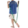 thumbnail image 4 of Cuerda de tracción ranurada Fitness Anti rotura cinturón elástico interior Yoga entrenamiento de potencia bandas de resistencia (verde (10 lb)) YUNYI BRAND  Deportes, 4 of 8