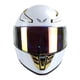 thumbnail image 4 of Casco Bkr Raven Blanco Mica Dorada Abatible Svs blanco M, 4 of 6