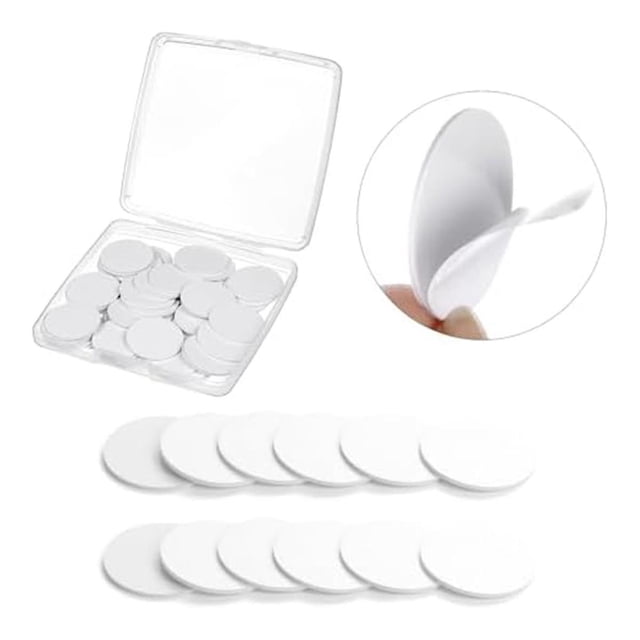 60 etiquetas NFC, chip adhesivo NFC Ntag 215, etiqueta NFC redonda, tarjeta NFC regrabable, parte posterior adhesiva, compatible con NFC, color blanco