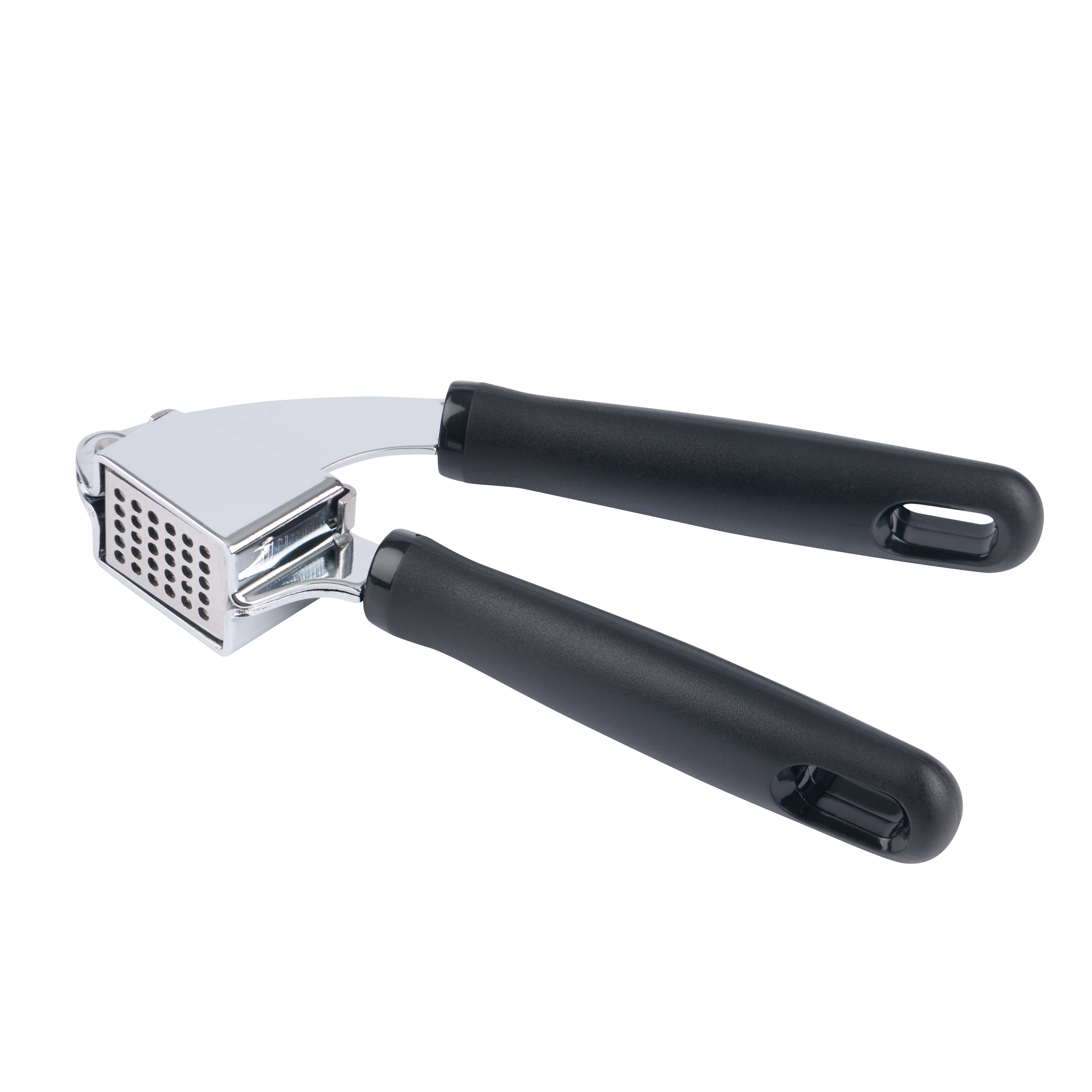 Mainstays 7.7in Ergonomic Lightweight Stainless Steel Garlic Press