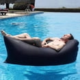 thumbnail image 2 of Outdoor Foldable Air Sofa Inflatable Lounge Couch Sleeping Bed Camping Travelling Beach Lounge Chair Waterproof Ultralight Chair, 2 of 8