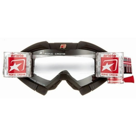 Ariete Riding Crows Basic Collection MX Offroad Goggles w/Roll-Off