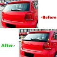 thumbnail image 3 of For Volkswagen VW Polo 6R 6C 2009-2017 Car RearTrunk Spoiler Rear Wing Lip Trim Sticker Styling Body Kit, 3 of 7