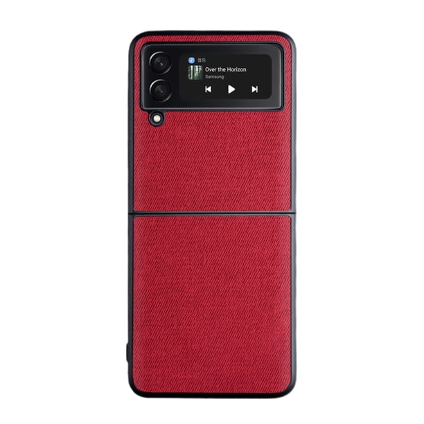 Funda Protectora De Cuero Pu Compatible Con Samsung Galaxy Z Flip 3 Anti-Huella Digital 5G Carcasa Protectora Para Teléfono Celular Advancent EL018007-02