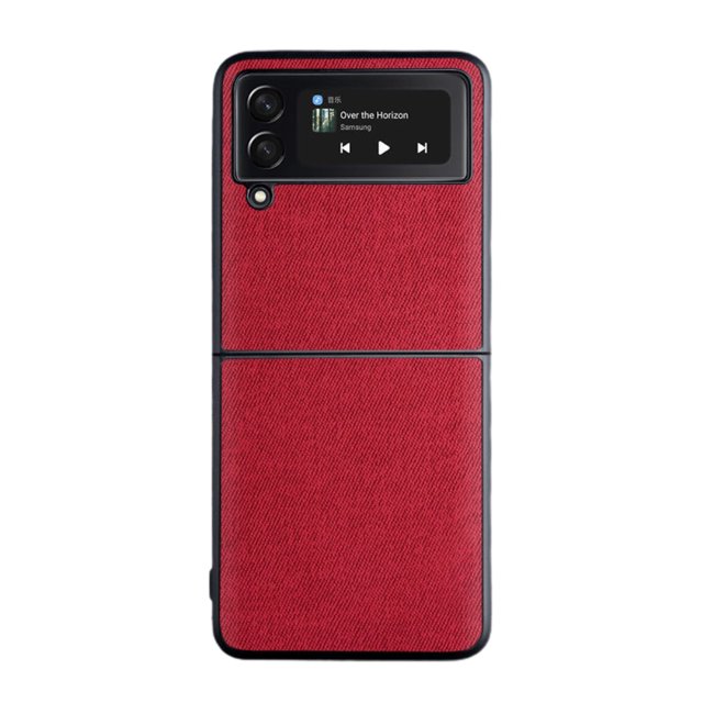 Funda Protectora De Cuero Pu Compatible Con Samsung Galaxy Z Flip 3 Anti-Huella Digital 5G Carcasa Protectora Para Teléfono Celular Eigraketly EL018007-02