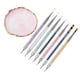 thumbnail image 1 of Mcduyant 8 Piezas Diseños Pinceles para Nail Art Paleta de Resina Diseño de Gel Herramientas de Punteado Nail Art Pincel de Pintura de Gel de Uñas Paleta de Mezcla Equipo de Arte de Uñas, 1 of 5