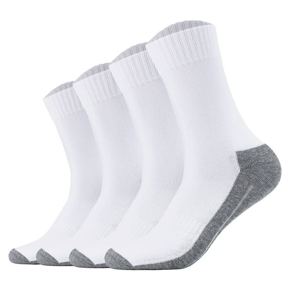 Camano Unisex Socks - Pro Tex Function, Single-Coloured, Pack Of 4 White 43-46 (Uk 9-11)