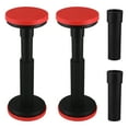 thumbnail image 4 of WHAMVOX Furniture Legs for Bed Frames 2Pcs Black Nylon Adjustable Support 18-44cm, 4 of 8