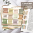thumbnail image 2 of Etiquetas para Biblia con Código de Capítulos, Laminadas, Impresión Grande, 2 of 7