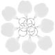 thumbnail image 4 of 100 marcos de fotos acrílicos transparentes en blanco, llaveros, llaveros, forma de manzana, inserto de imagen en adornos para llaveros., 4 of 6