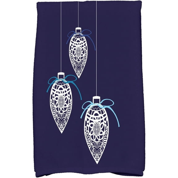 Simply Daisy 16" x 25" Filagree Ornaments Geometric Print Hand Towel