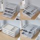 thumbnail image 5 of Caja de almacenamiento de joyas, antioxidante, para pendientes, collares, franela, acrílico, caja de joyería exquisita de alta gama, artefacto, 5 of 5
