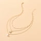 thumbnail image 5 of Collar para mujer, joyería para mujer, collar multicapa con borlas de perlas a la moda para mujer, adorno de regalo, joyería creativa., 5 of 5