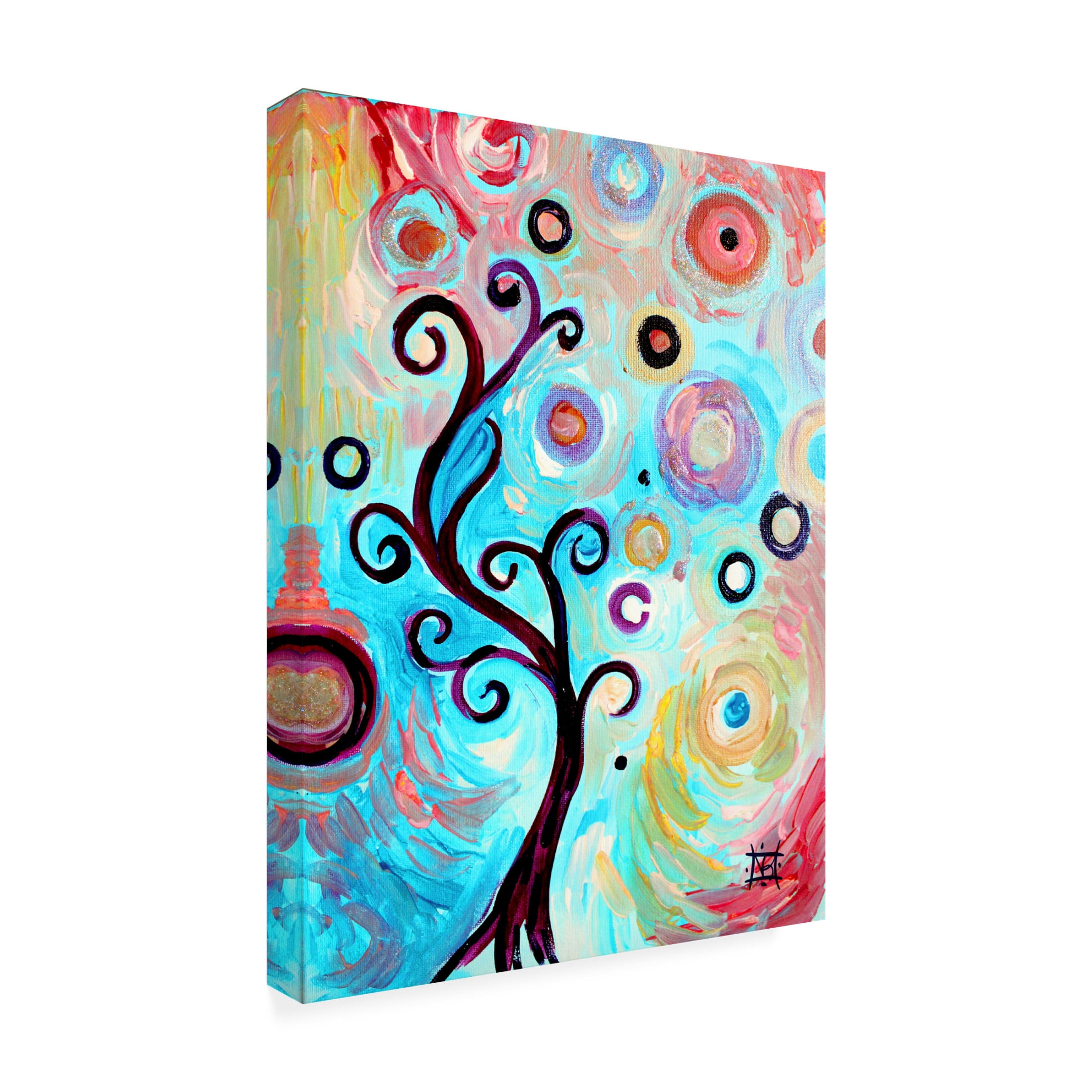 Canvas Wall Art - Natasha Wescoat 'In Your Honor' Wall Art for Living Room, Bedroom, or Office Décor by Trademark Fine Art - 14 x 19 Inches