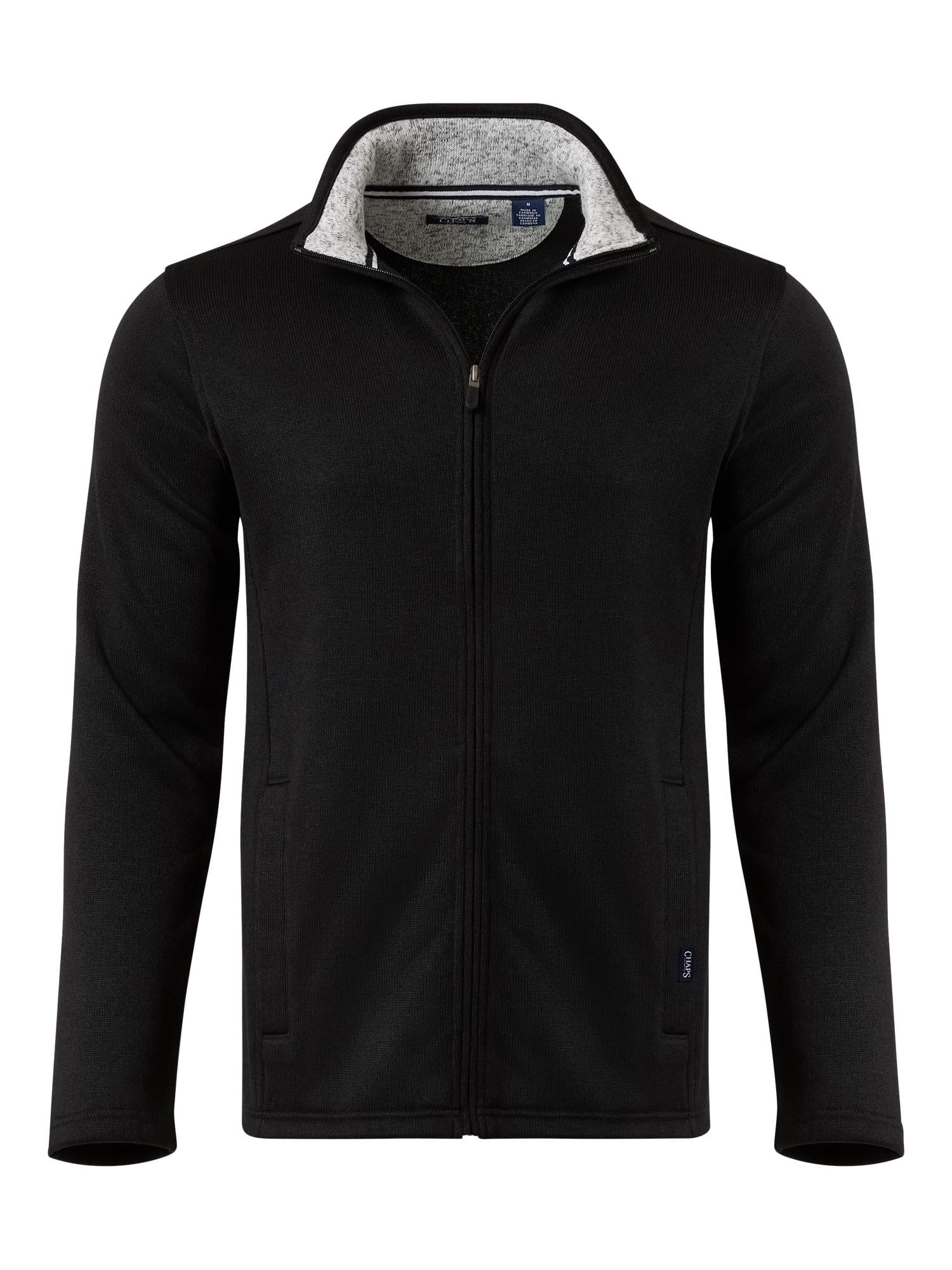 Chaps Men's & Big Men's Full Zip Sweater Fleece