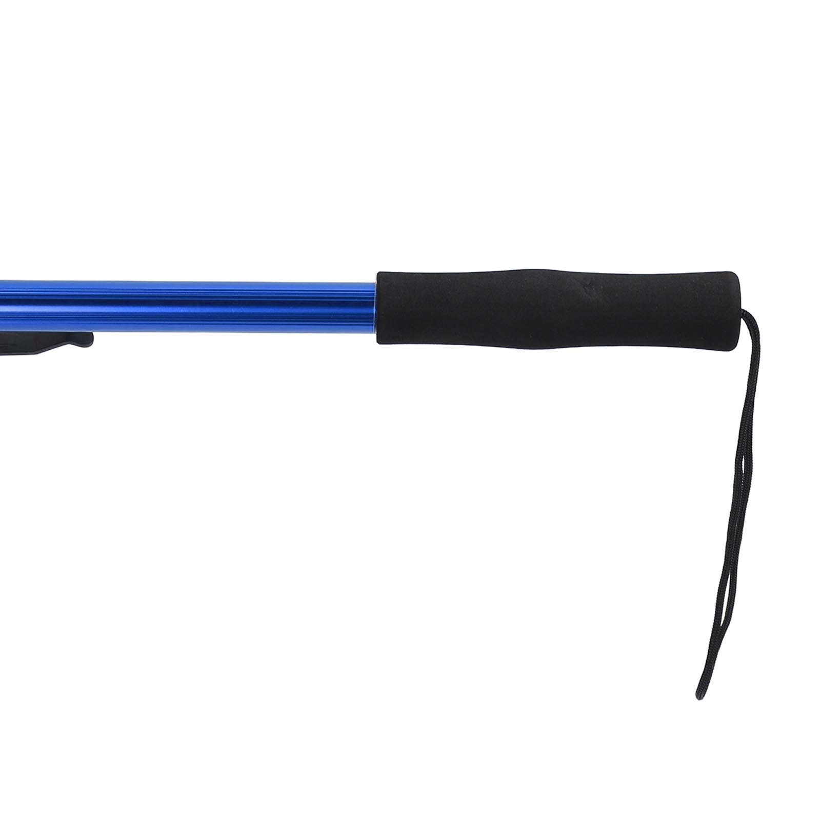 Rupoun Premium Aluminum Alloy Floating Fishing Net Fish Landing Net with Rubber Mesh Safe Catch Release Compact Foldable Portable Net 18.1 inches / 46 cm Blue Edition