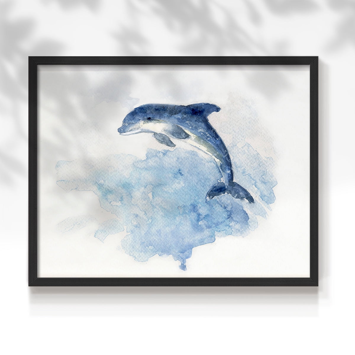 Wave Jumping by Sally Swatland - Restickable Framed Giclée Print