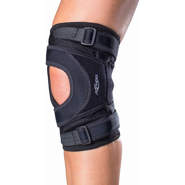 Soporte de rodilla DonJoy Tru-Pull Lite para pierna izquierda, talla L