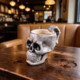 thumbnail image 6 of KOYPTL Glossy 3D Skull Glass Coffee Mug with Skeleton Bone Handle,Gothic Spooky Novelty Drink Cup,Halloween Gift Decor for Coffee Tea Hot Cocoa Daily Use Gray, 6 of 7