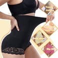 thumbnail image 5 of GOLD CARP Shapewear Women Tummy Control Body Shaper Panties High Waist Seamless Underpant Butt Lifter Underwear Lace Shaping Brief Smooth Sculpting Knickers Black Lace XL/XXL(US 8-12), 5 of 6