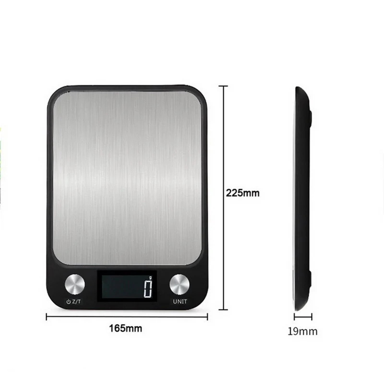 Kitchen Scale Weighing Food Coffee Balance Smart Electronic Digital Scales Stainless Steel Design for Cooking and Baking