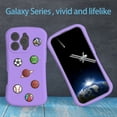 thumbnail image 7 of Case Designed for iPhone 16 Pro Max, Soft Flexible EVA Foam Material, Cute Pattern for Girls Boys Kids Drop Protective Lightweight Slim Shockproof Phone Cover for iPhone 16 Pro Max, Purple, 7 of 7