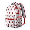 thumbnail image 2 of Elegant Ladybug Print Backpack - Lightweight School Bag, Water-Resistant Laptop Backpack with Multiple Compartments for Women & Teens, 2 of 6