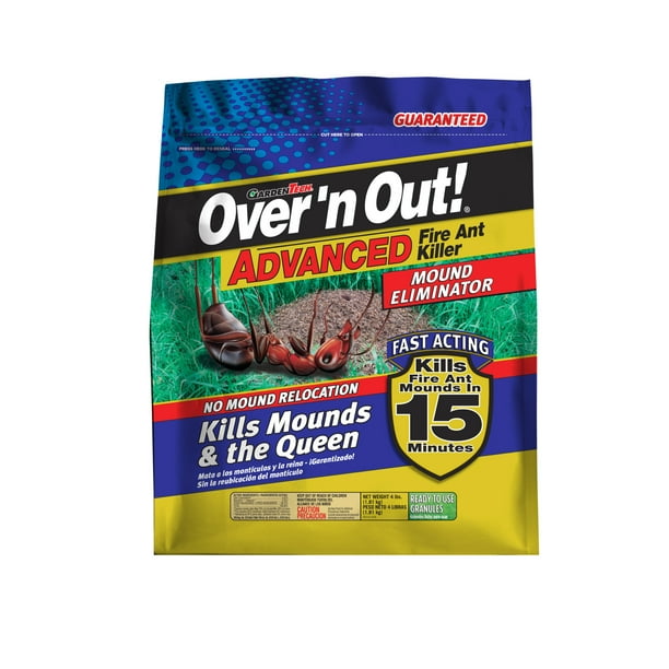 Over 'n Out Advanced Fire Ant Killer Mound Eliminator, 4 Lb.