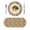 Beige, variant on Fall Leaves Round 13 Inch Placemats Set of 4, Farmhouse Beige Botanical Leaf Autumn HeatResistant Non Slip Place Mats for Dining Table, Wipeable Braided Kitchen Table Mats for Housewarming
