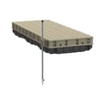 thumbnail image 3 of PlayStar Premium 4' x 10' Aluminum Frame Floating Dock with Resin Top & Sidewalls KT 13223, 3 of 4