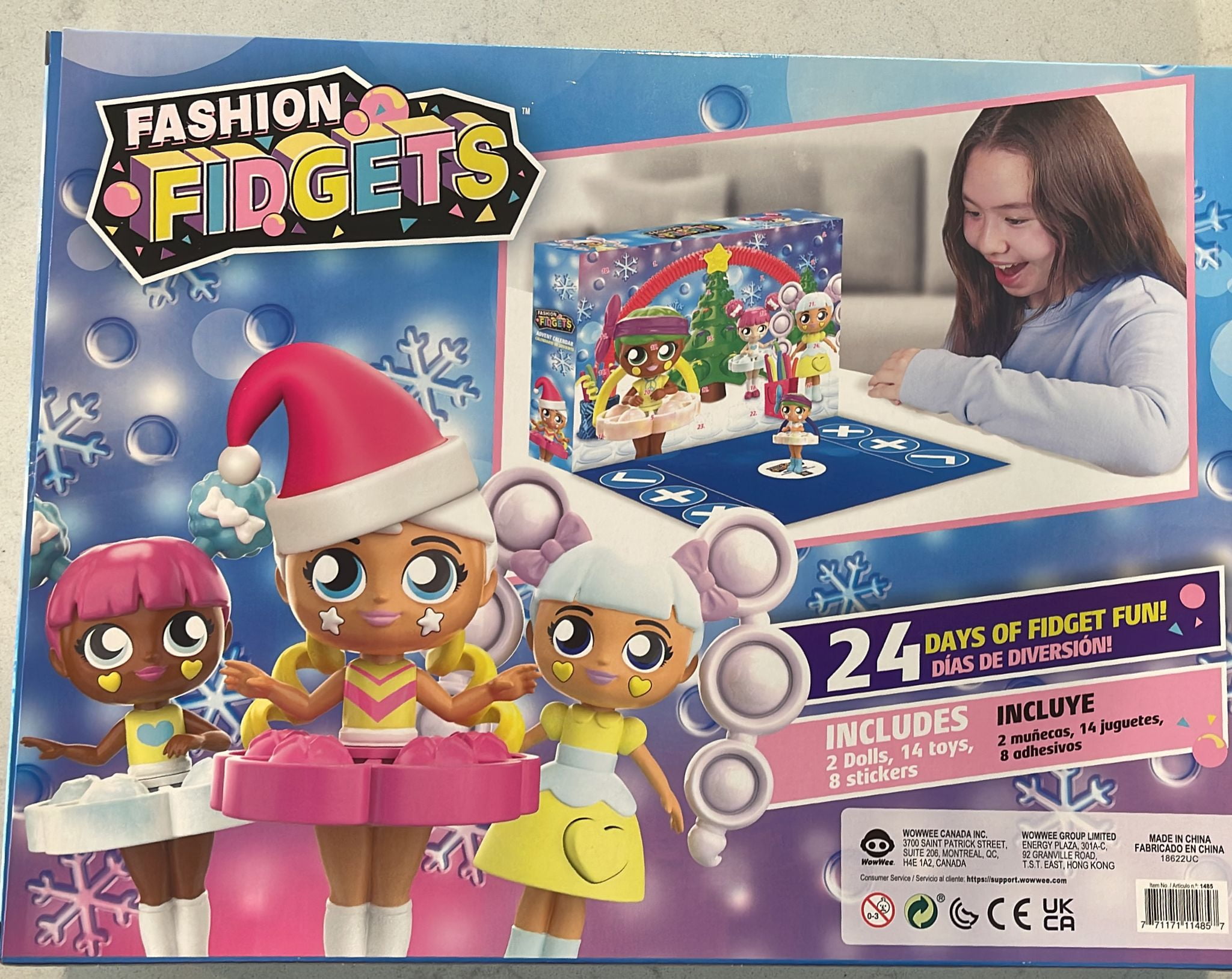 Fashion Fidgets Christmas Advent Calendar 24 Days with Dolls Accessories New Box - Walmart.com Fashion Fidgets Christmas Advent Calendar 24 Days with Dolls Accessories New Box - Walmart.com