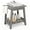 Gray, variant on HDPE Shower Bench for Inside Shower, Non-Slip Shower Stool with Handle & Storage Shelf, Bathroom Safety Seat for Shaving Legs, Elderly & Adults Gray