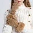 thumbnail image 4 of beishanbush Gloves Mittens Women Gloves Creative Fashion Gloves Gloves Thick Warm Winter Adult A, 4 of 5