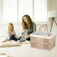 thumbnail image 5 of Tahtuvzn Storage and Organization Foldable Latchs Bins, Organizer Box with Handle Stackable Plastic Containers, Visible for Closet, Laundry, 5 of 6