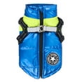 thumbnail image 4 of BadPiggies Waterproof Cold-proof Dog Coat Vest Reflective Pet Jacket Winter Warm Clothes for Small Medium Dogs (M, Blue), 4 of 9