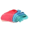 thumbnail image 3 of BambooMN Women's Fuzzy Soft Aloe Infused Nylon Spa Socks - Assortment 3B - Regular - 4 Pairs, 3 of 6