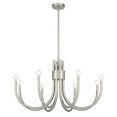 thumbnail image 3 of Sorrento 8-Light Chandelier in Satin Nickel, 3 of 6