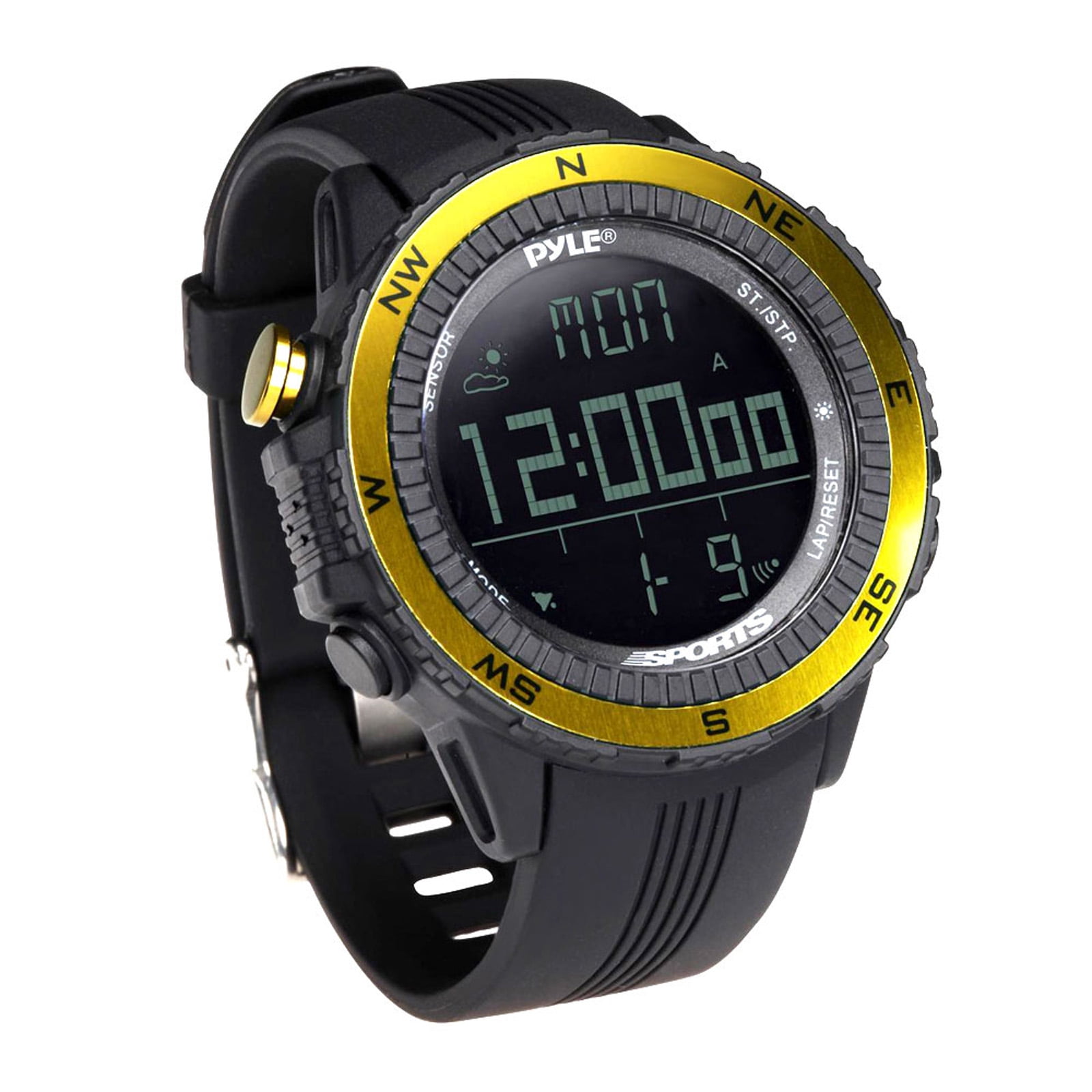 Pyle Multifunct Active Sports Watch with Altimeter, Barometer, Chronograph, Compass, Count-Down Timer, Measuring &... by Pyle