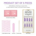 thumbnail image 2 of ibcccndc Press-on False Nail Kit Bright Color Waterdrop Shape Nail Art Tips Tools, 2 of 8