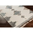 thumbnail image 3 of Surya Khemisset KMS-2312 30x48" Rectangle Modern Cotton Rug in Black/Cream, 3 of 8