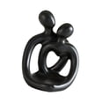 thumbnail image 4 of Candelabro de Cerámica Macarena Pareja Abrazándose 9 x 7.5 Negro, 4 of 8