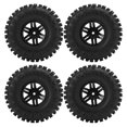 thumbnail image 4 of RC Rubber Tires,  6 Spoke Wheel Rims and Tires Strong Cushioning  for 1/10 RC Car, 4 of 7