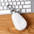 thumbnail image 3 of Creative General Cartoon Dog Cat Real Leather Bag Women's Car Key Bag Lovely Cowhide Key Box (one, white, egg), 3 of 4
