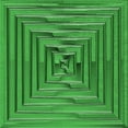 thumbnail image 1 of Ahgly Company Machine Washable Indoor Square Transitional Green Area Rugs, 6' Square, 1 of 7