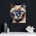 thumbnail image 4 of Nawypu Cat Canvas Print Cat Hanging Wall Art Funny Pet Home Decor Poster Print, 4 of 4