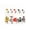 Color B, variant on YAHHU 25Pcs Jig Heads Hooks Kit Freshwater Fishing Lures Color A 0.08oz 2.2g Imitation Fish Eye Painted Fishing Jig Hooks for Bass Trout Crappie