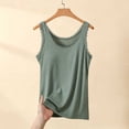 thumbnail image 2 of Aezemi Women Lace Padded Cami Tops, Soft Sleeveless Built-in-Bras Round Neck Camisole, Casual Summer Home Comfy Tank Tops, L-4XL, 2 of 6