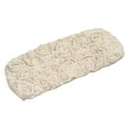 thumbnail image 2 of Home Weavers Bell Flower Collection Bathroom Rug 100% Cotton Fabric Tank Cover, Soft Absorbent Bath Rugs, Machine Washable, Toilet Tank Lid Cover for Bathroom, 10"x22" Tank Cover, Ivory, 2 of 9