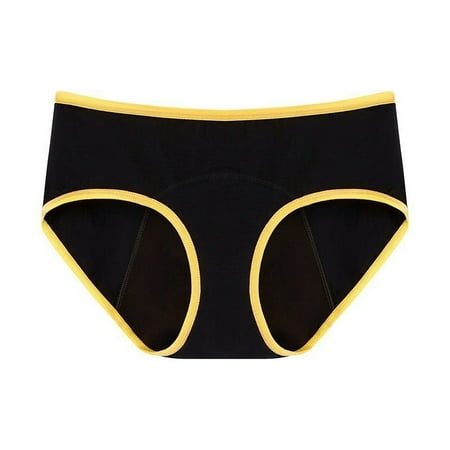 Bigersell Plus Size Underwear for Women 4X-5X Clearance Womens Boyshorts Underwear High Cut Panty Style P-1602 Cotton Boyshort Panties Ladies Cotton Thongs Briefs Mid Waist Women s Briefs Yellow 4Xl